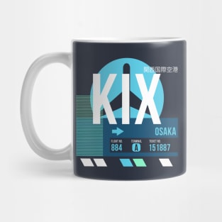 Osaka (KIX) Airport // Sunset Baggage Tag Mug